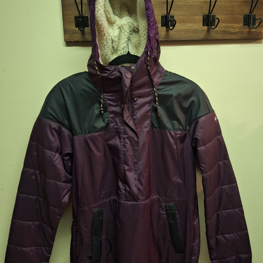 Columbia Purple and Cream Jacket